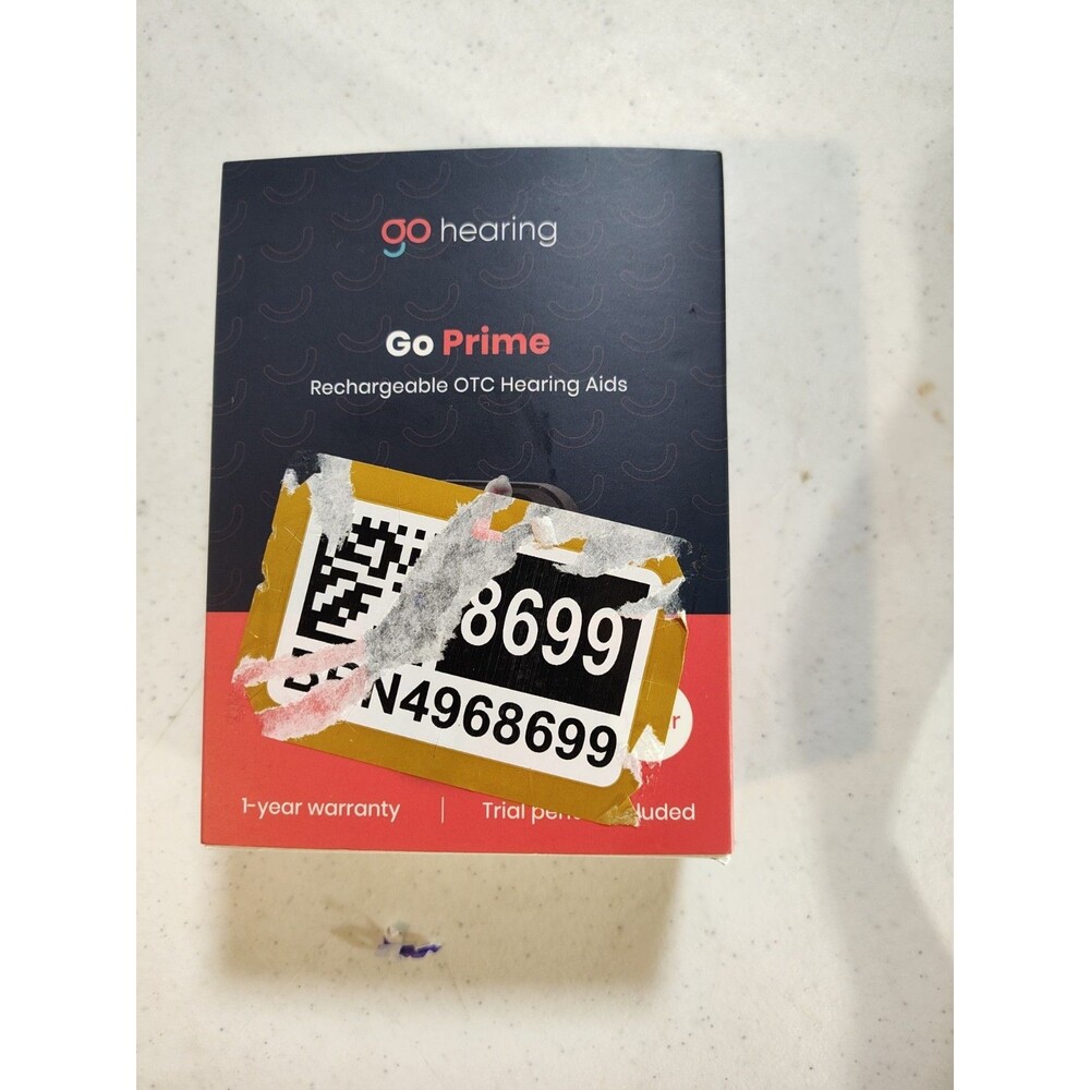 Go Hearing Go Prime Rechargeable OTC Hearing Aids New  (955)